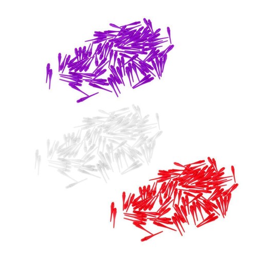 Pack 100 plastic dart tips - 100,