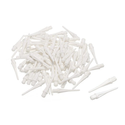 Plastic dart tips 100 pack - plastic,
